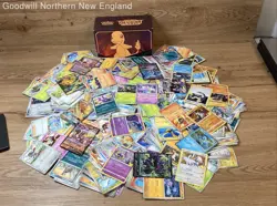 2.5LB Lot of Various Assorted Pokemon Cards TCG CCG in Collectible Box - Image 1