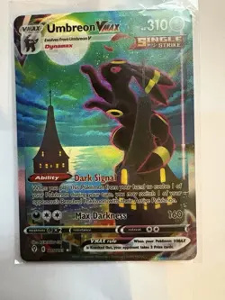 Pokemon TCG Umbreon VMAX Holo Ultra Rare Card - Image 1