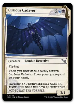 Curious Cadaver (Showcase) #358 (LP) Murders Karlov Manor MKM Magic MTG - Image 1