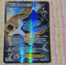 Pokemon Blastoise EX 142/146 XY Ultra Rare Full Art Holo 180 HP Card - Image 1
