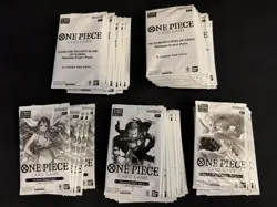 One Piece Card Game Promo Packs Lot of 74 - Dash, Welcome, Release + MORE - NEW - Image 1