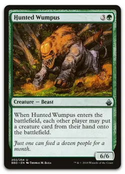 Hunted Wumpus #202 (LP) Battlebond BBD Magic MTG - Image 1