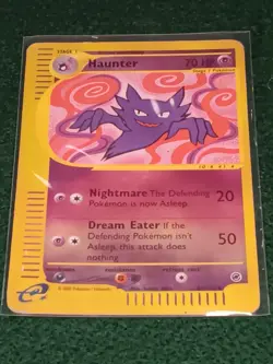 Haunter 080/165 Expedition Base Set Reverse Holo 70 HP Uncommon Pokemon Card - Image 2