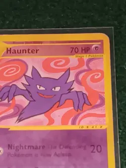 Haunter 080/165 Expedition Base Set Reverse Holo 70 HP Uncommon Pokemon Card - Image 4