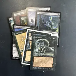 500 MTG BLACK Cards Bulk Lot - No Duplicates - NM/LP/MP - EDH|Commander|Pauper - Image 1