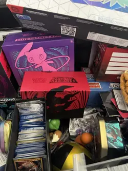 Pokemon Bulk card/empty etb and tins bulk cards from sword and shield and s&v - Image 3