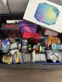 Pokemon Bulk card/empty etb and tins bulk cards from sword and shield and s&v - Image 4