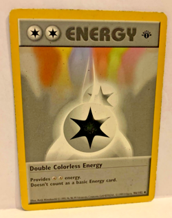 Pokemon Cards: Base Set 1st Edition Uncommon: Double Colorless Energy 96/102 - Image 1