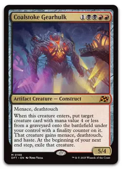 Coalstoke Gearhulk #198 (NM) Aetherdrift DFT Magic MTG - Image 1