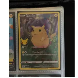 Pokemon Pikachu 005/025 Celebrations Holo Rare Card Thunder Jolt & Gnaw - Image 1