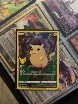 Pokemon Pikachu 005/025 Celebrations Holo Rare Card Thunder Jolt & Gnaw - Image 2