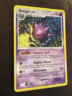 Pokemon TCG Single Card Gengar LV.43 Reverse Holo Rare 18/100 DP Stormfront 2008 - Image 4