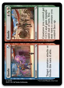 Hustle // Bustle #249 (LP) Murders Karlov Manor MKM Magic MTG - Image 1