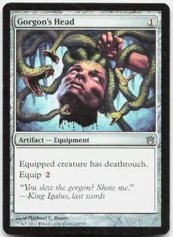Gorgon's Head 158 Uncommon Born of the Gods Magic: The Gathering Near Mint - Image 1