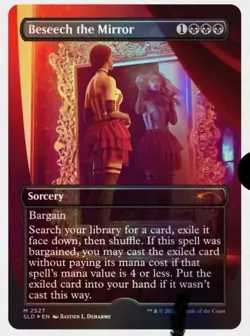 Presale: Beseech The Mirror FOIL (Borderless) Secret Lair Vegas 2026 - Image 1