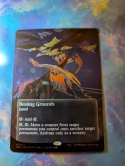 Nesting Grounds (0166) (Borderless) (Galaxy Foil) Edge of Eternities: Stellar... - Image 1