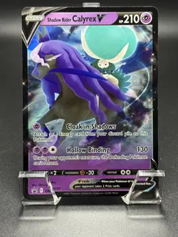 Shadow Rider Calyrex V SWSH131 NM Holo Foil Promo Rare Pokemon Card - Image 3