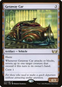 GETAWAY CAR x4 mtg NM-M Streets of New Capenna 4 Rare - Image 1
