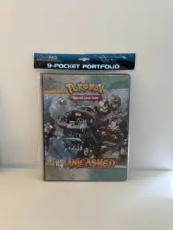 Pokemon Ultra Pro Heartgold & Soulsilver Unleashed 9 Pocket Binder - Brand New - Image 1
