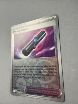 Pokemon TCG * SV Temporal Force * 151/162 Heavy Baton REVERSE HOLO U * FRESH PK - Image 2