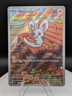 Pokemon TCG: Black Bolt: (152/086) Minccino Illustration Rare (NM) - Image 1