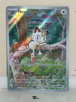 Pokemon TCG Phantasmal Flames 106/94 Meowth - Image 1