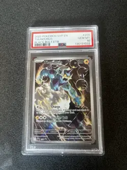 Pokemon TCG SVP Thundurus 209 Promo Holo English 2025 PSA 10 Basic 6+ Promo - Image 1
