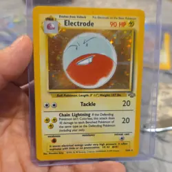 Pokemon TCG Electrode Jungle Holo Rare 2/64 90 HP Stage 1 Unlimited English 1999 - Image 1