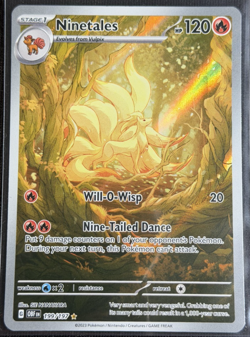 Ninetails Illustration Obsidian Flames #199/197 Pokemon Scarlet & Violet - Image 1
