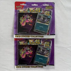 Pokemon TCG Ascended Heroes Tech Sticker Collection Set Of 2 FACTORY SEALED - Image 1