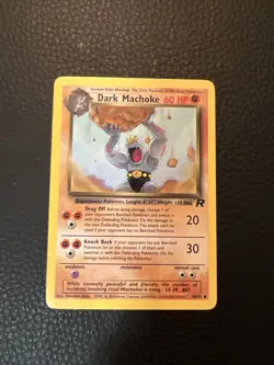 Pokemon DARK MACHOKE TEAM ROCKET 40/82 Vintage 2000 WOTC Near Mint NM * - Image 1