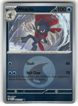 Weavile 045/217 Ascended Heroes Energy Symbol Reverse Holo Pokemon TCG - Image 1