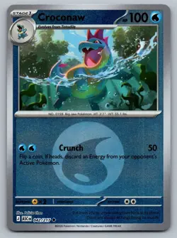 2026 Pokemon Ascended Heroes Croconaw 042/217 Reverse Holo - Image 1