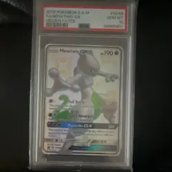 Pokemon Mewtwo GX SV59/SV94 Hidden Fates Shiny Vault Holo PSA 10 2019 TCG - Image 3