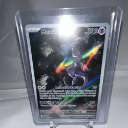 Pokemon Mewtwo SV Black Star Promo 052 Holo Basic Psychic 130 HP Bun Toujo 2023 - Image 1