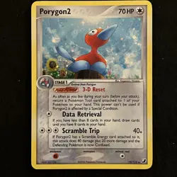 Pokemon PORYGON2 12/115 (Holo Rare) Unseen Forces - MP/Mod Play - Image 1