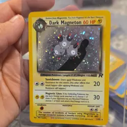 Pokemon TCG Dark Magneton Team Rocket Holo Rare 11/82 Stage 1 60 HP English - Image 1