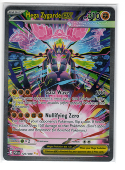 Mega Zygarde ex 120/088 Me03: Perfect Order Pokemon TCG EN NM - Image 1