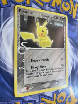 Pikachu Delta Species 13/17 Pop Series 5 Pokemon TCG Steel Type LP - Image 2