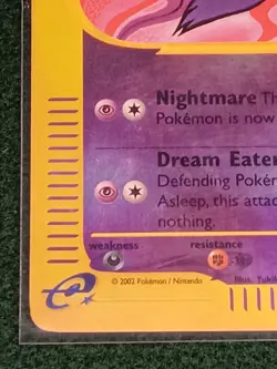 Pokemon Haunter 080/165 Expedition Base Reverse Holo 70 HP Uncommon 2002 English - Image 3