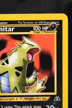 Tyranitar 1st Edition 31/75 MP Neo Discovery Regular Rare Pokemon TCG - Image 3