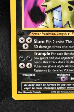 Tyranitar 1st Edition 31/75 MP Neo Discovery Regular Rare Pokemon TCG - Image 5