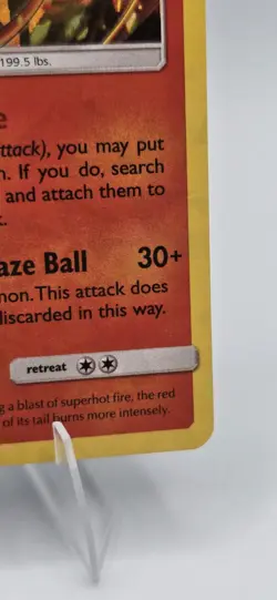 2019 POKEMON 14/181 SUN & MOON CHARIZARD HOLO TEAM UP CRACKED ICE - Image 4