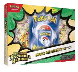 Pokemon Mega Evolution Ascended Heroes Mega Meganium EX Box PRE-SALE (MAY) - Image 1