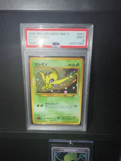 PSA 9 Celebi Holo Promo #251 2000 Pokemon Japanese Neo 3 Promo 104649750 - Image 1
