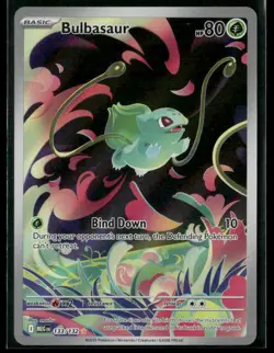 2025 Pokemon Mega Evolution Bulbasaur #133/132 Illustration Rare - Image 1
