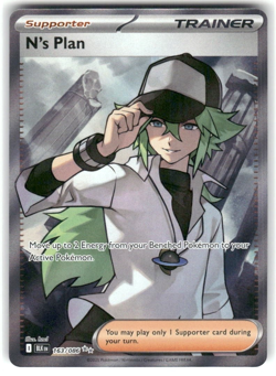 N's Plan 163/086 Black Bolt Pokemon TCG - Image 1