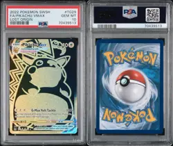 PSA 10 - 2022 Pokemon PIKACHU VMAX TG29/TG30 Lost Origin Trainer Gallery SEC ENG - Image 3