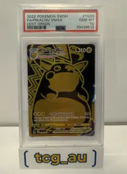 PSA 10 - 2022 Pokemon PIKACHU VMAX TG29/TG30 Lost Origin Trainer Gallery SEC ENG - Image 4
