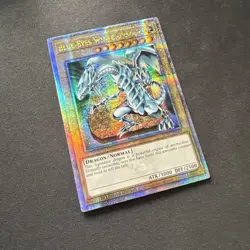 Blue-Eyes White Dragon (Quarter Century Secret Rare) LC01-EN004 Yugioh TCG NM - Image 2